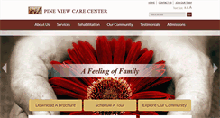 Desktop Screenshot of pineviewcarecenter.com